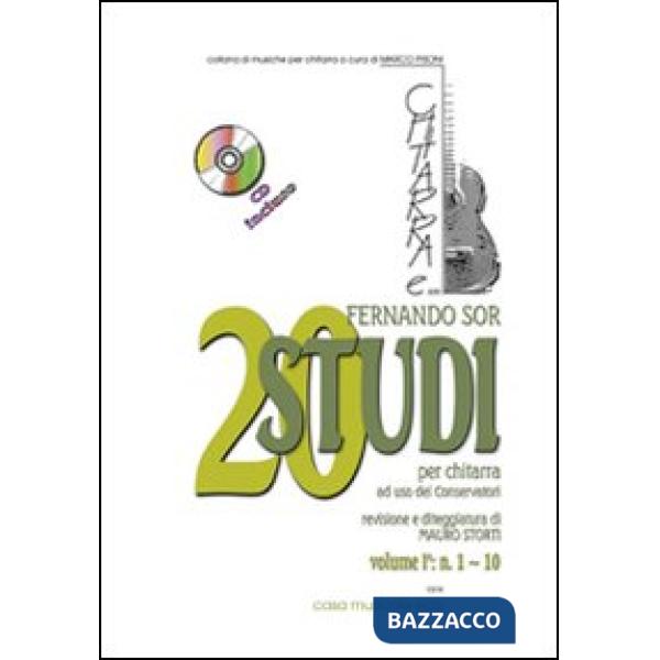 20 studi. Metodo per chitarra. Con CD-Audio. Vol. 1: N. 1-10