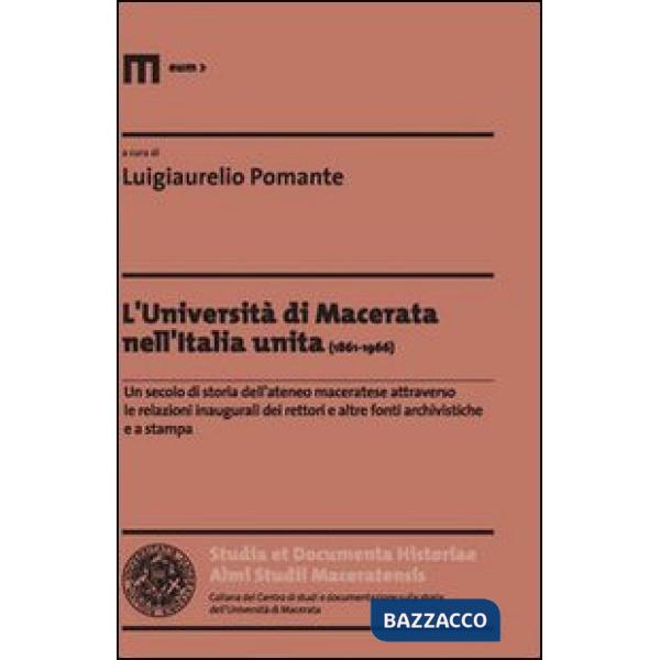 Università di Macerata nell'Italia unita (1861-1966) (L')