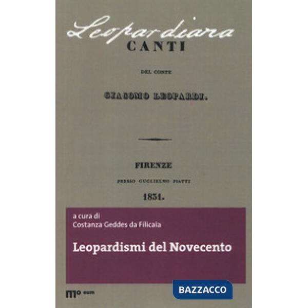 Leopardismi del Novecento