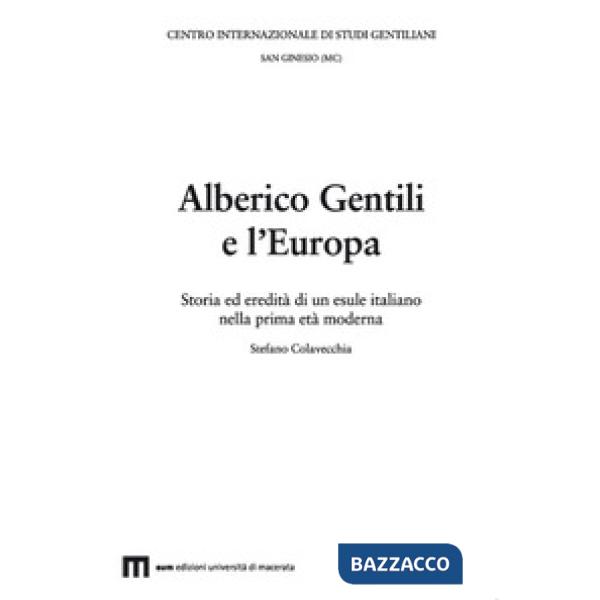 Alberico Gentili e l'Europa