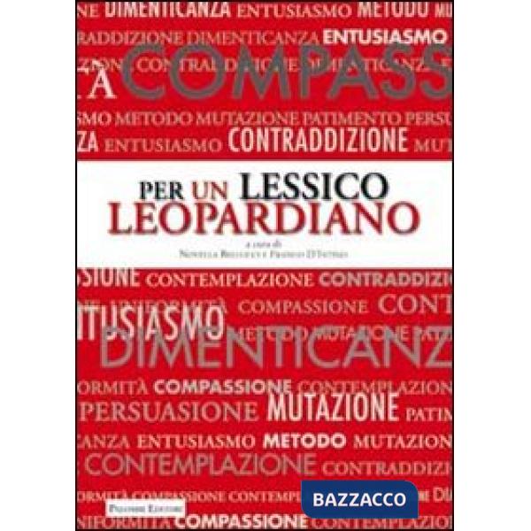 Per un lessico leopardiano
