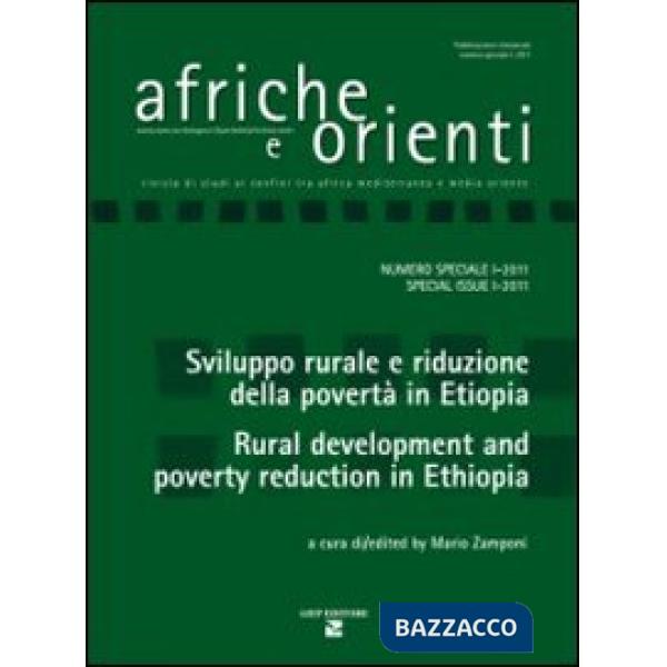 Afriche e Orienti (2011). Vol. 1: Sviluppo rurale e riduzione della povertà in E