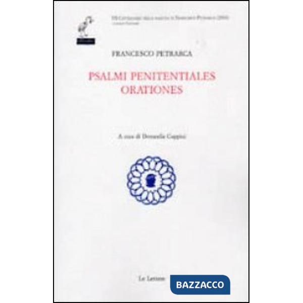 Salmi penitentiales orationes