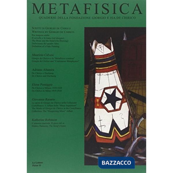 Metafisica. Quaderni fondazione Giorgio e Isa de Chirico