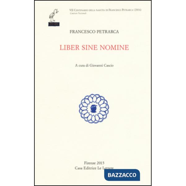 Liber sine nomine. Testo originale a fronte