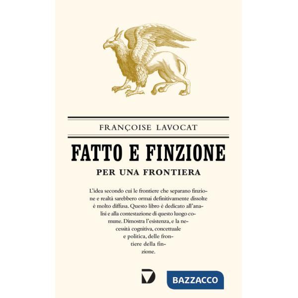 Fatto e finzione. Per una frontiera