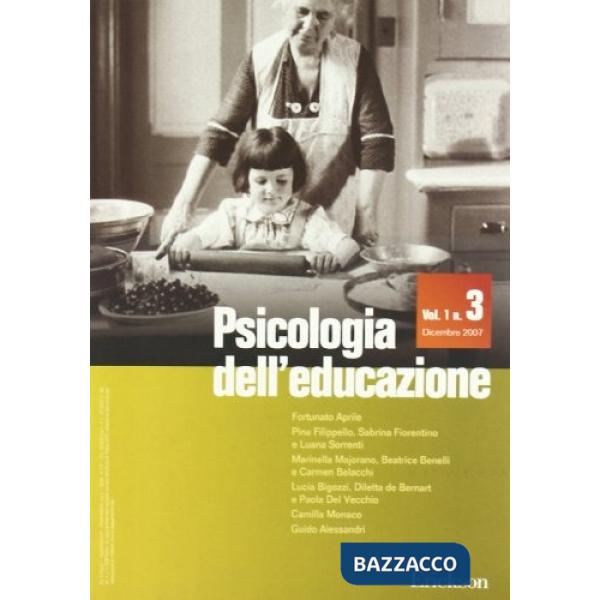 Psicologia dell'educazione (2007). Vol. 3