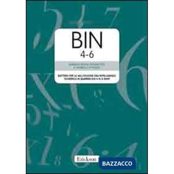 BIN 4-6. Batteria per la valutazione dell'intelligenza numerica in bambini dai 4 ai 6 anni