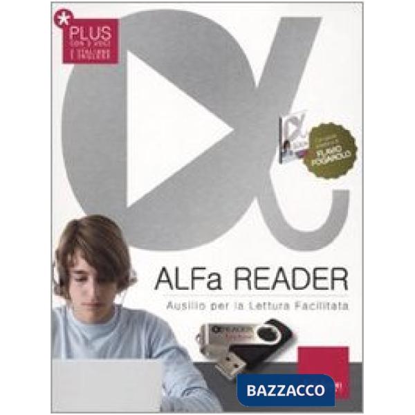 ALFa Reader Plus (KIT: libro, chiavetta USB e sintesi vocale). Ausilio per la le