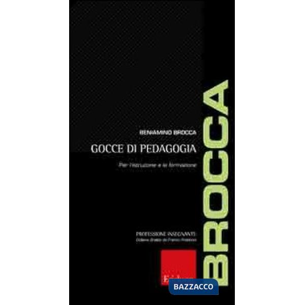 Gocce di pedagogia. Per l'istruzione e la formazione