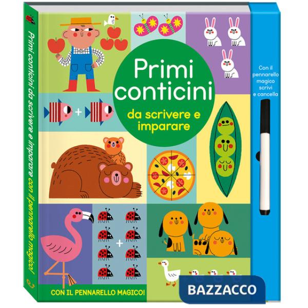 Primi conticini da scrivere e imparare. Scrivi cancella & riscrivi. Ediz. a colori. Con pennarello cancellabile