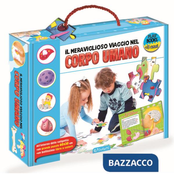 Meraviglioso viaggio nel corpo umano. Play books. Ediz. a colori. Con puzzle (Il)