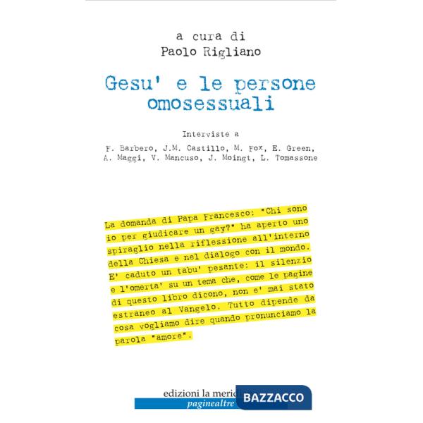 Gesù e le persone omosessuali