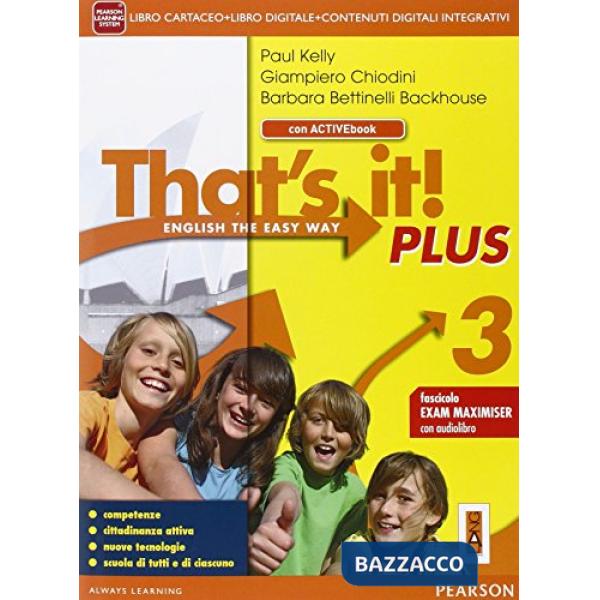 THAT S IT PLUS 3 VOL + FASC. ESAME + ITE + AB + DIDASTORE