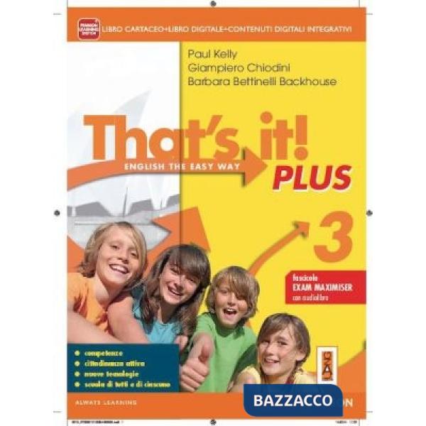 THAT S IT! PLUS 3 VOL + FASC. ESAME + ITE + DIDASTORE