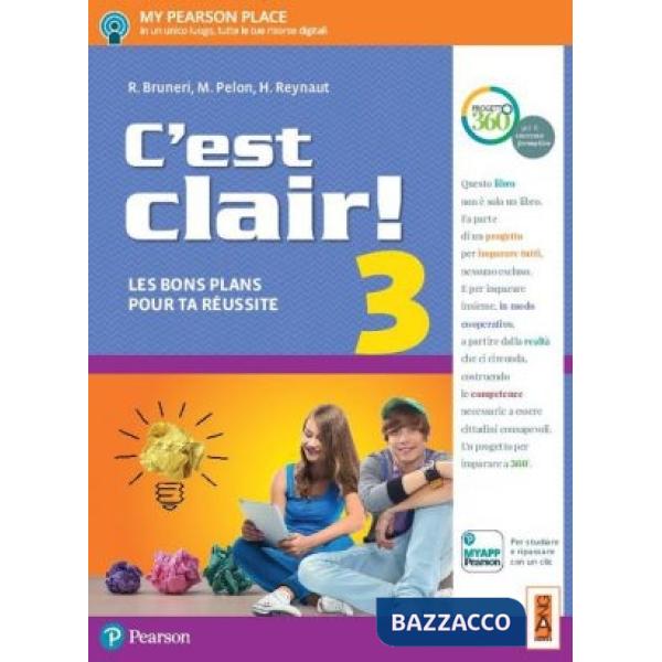 C'EST CLAIR! 3 VOL + APPRENDREPOURTOUS + ITE + AB + MONLABO + DIDASTOR