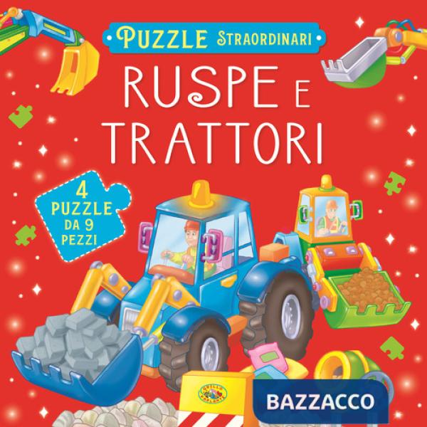 Ruspe e trattori. Libro puzzle. Ediz. a colori