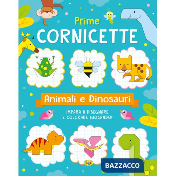 Cornicette animali e dinosauri. Ediz. a colori