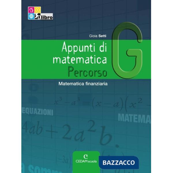 APPUNTI MATEMATICA PERCORSO G