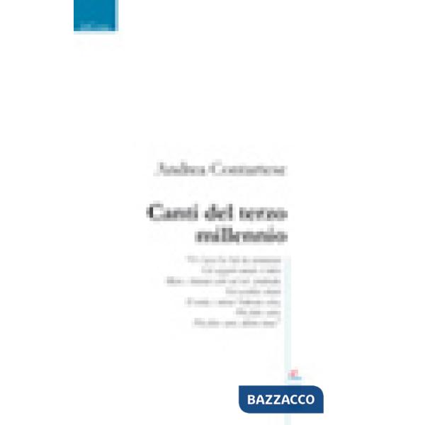 Canti del terzo millennio