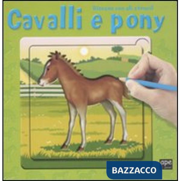 Cavalli e pony. Disegna con gli stencil. Ediz. illustrata