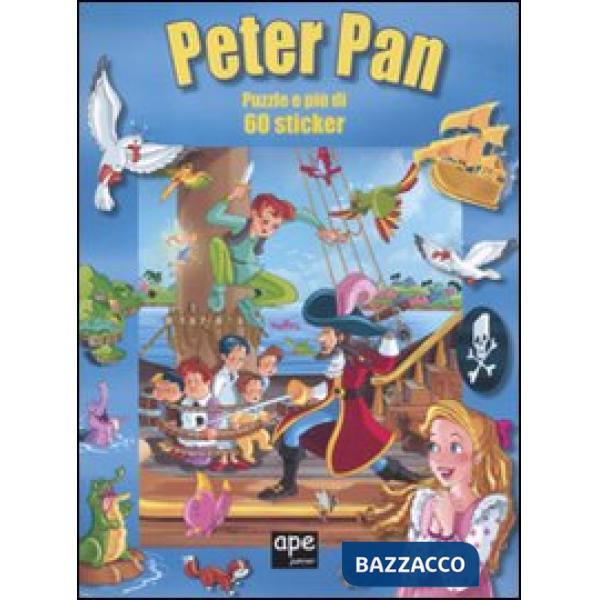 Peter Pan. Libro puzzle. Con adesivi. Ediz. illustrata