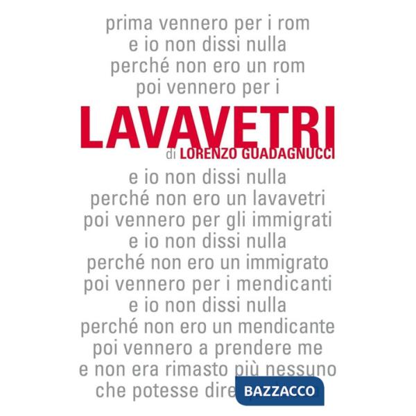 Lavavetri. Il prossimo sono io
