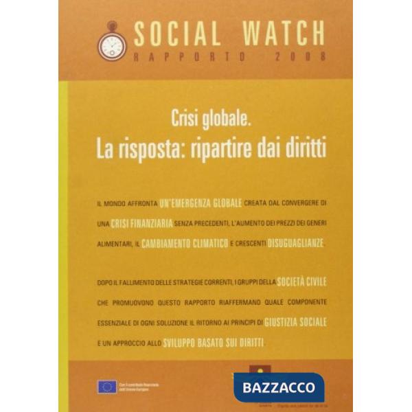 Social watch. Crisi globale. Ripartire dai diritti