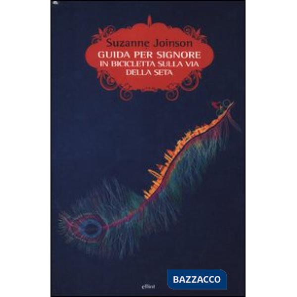 Guida per signore in bibicletta sulla via della seta