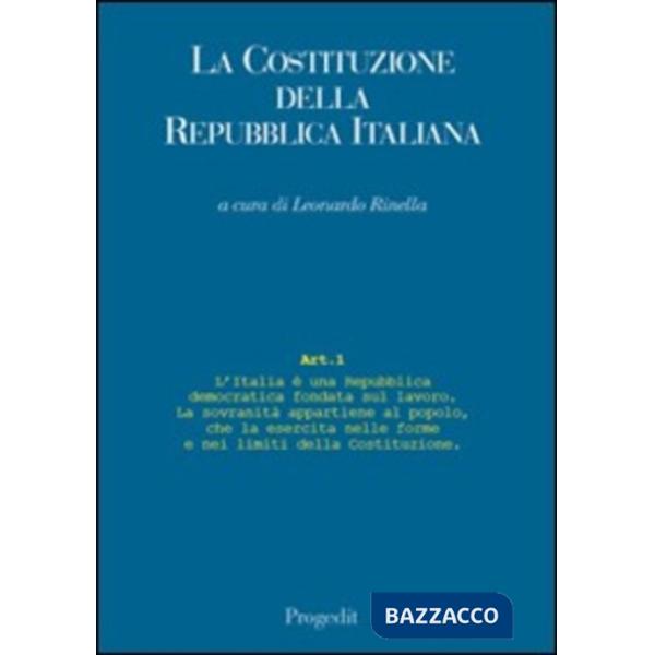 Costituzione della Repubblica Italiana (La)