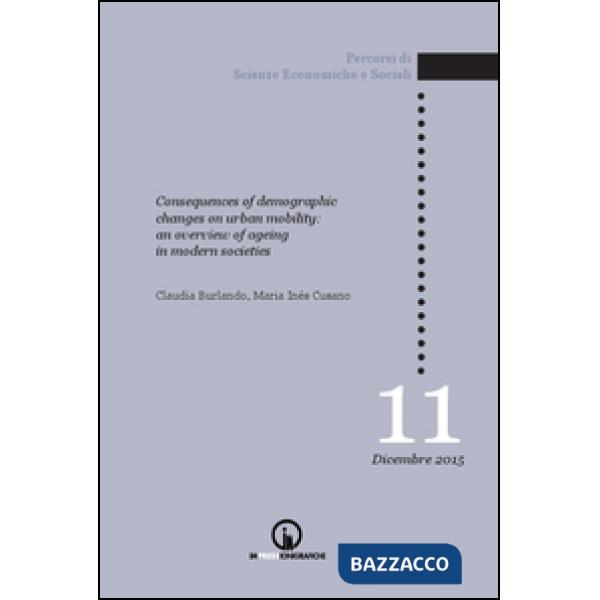 Consequences of demographic changes on urban mobility. An overview of ageing in 