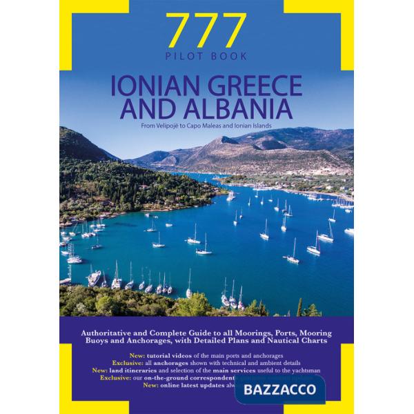 777 ionian Greece and Albania. From Velipojë to Capo Maleas and Ionian Islands