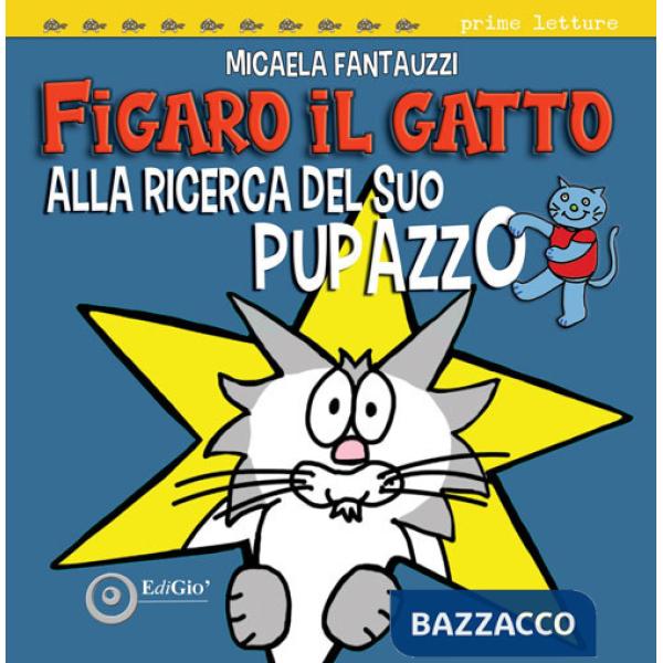 Figaro il gatto alla ricerca del suo pupazzo