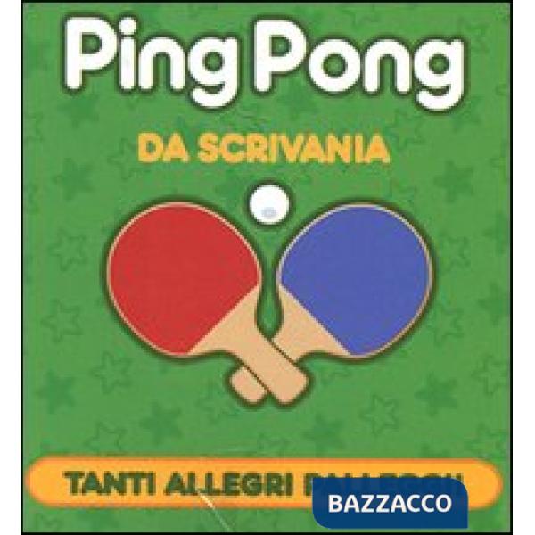 Ping pong da scrivania. Con gadget
