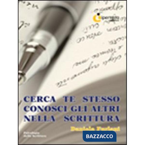 Cerca te stesso conosci gli altri nella scrittura