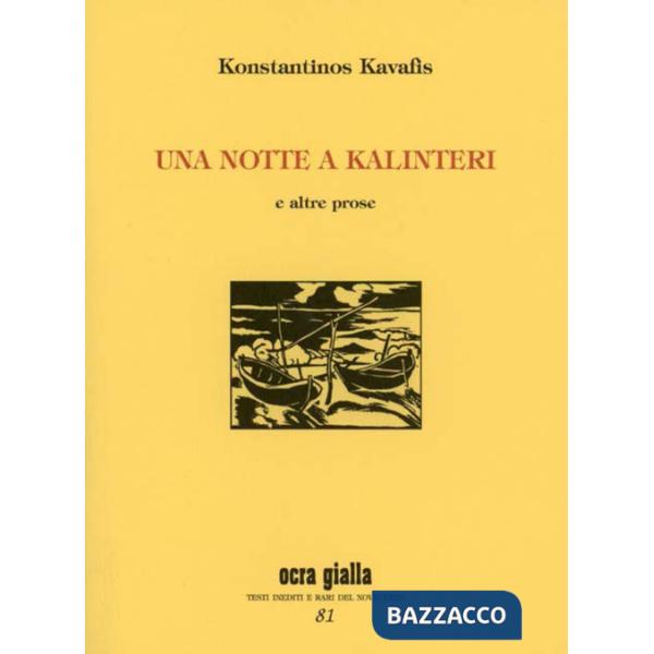 Notte a Kalinteri e altre prose (Una)