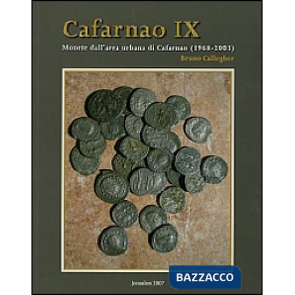 Cafarnao IX. Monete dall'area urbana di Cafarnao (1968-2003)