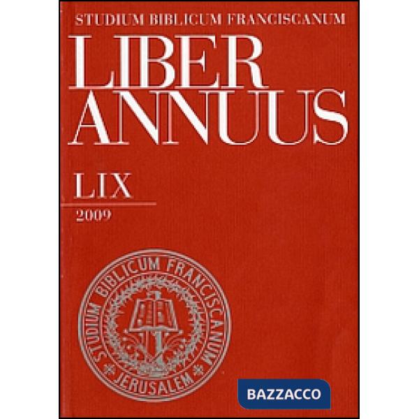 Liber Annuus 2009