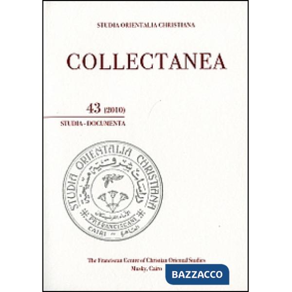 Studia orientalia christiana. Collectanea. Studia, documenta (2010). Ediz. araba
