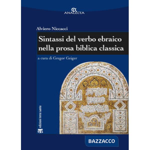 Sintassi del verbo ebraico nella prosa biblica classica