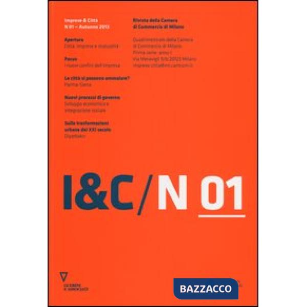 Imprese & città (2013). Vol. 1