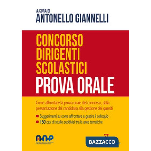 Concorso dirigenti scolastici. Prova orale