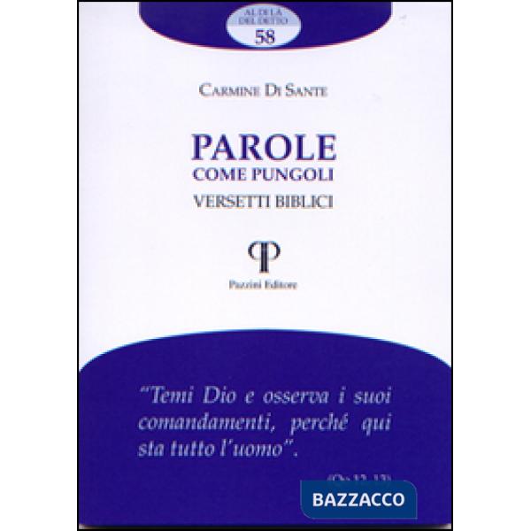 Parole come pungoli. Versetti biblici