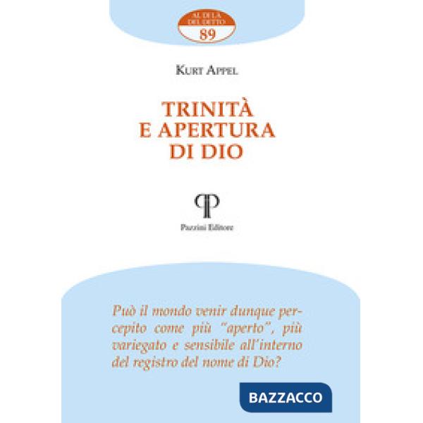 Trinità e apertura di Dio