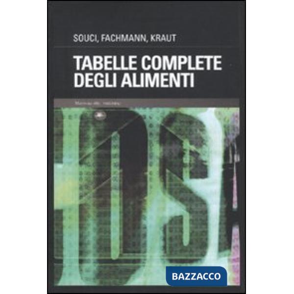 Tabelle complete degli alimenti
