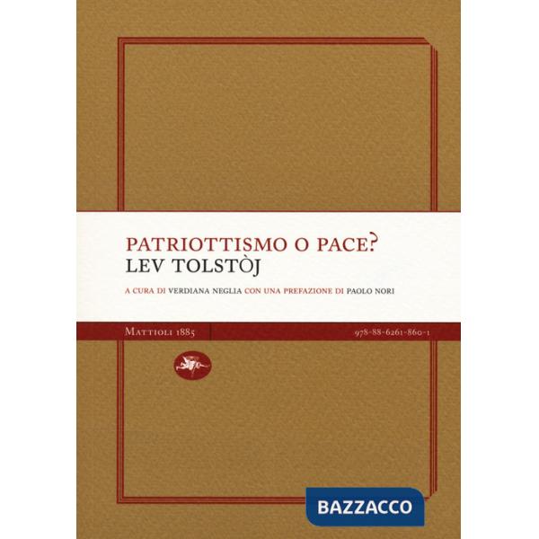 Patriottismo o pace?