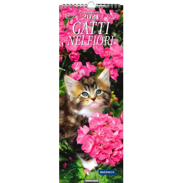 Gatti nei fiori. Calendario 2021