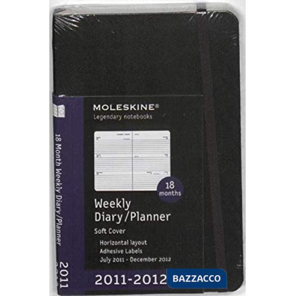 18months, weekly planner, horizontal. Pocket, soft cover