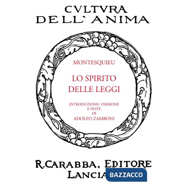 Spirito delle leggi (Lo)