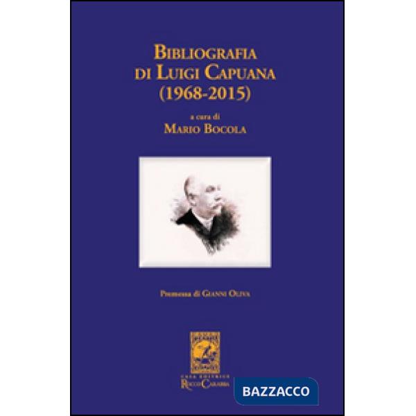 Bibliografia di Luigi Capuana (1968-2015)